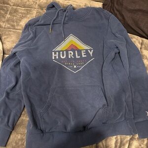 Hurley Men's Graphic Blue Hoodie